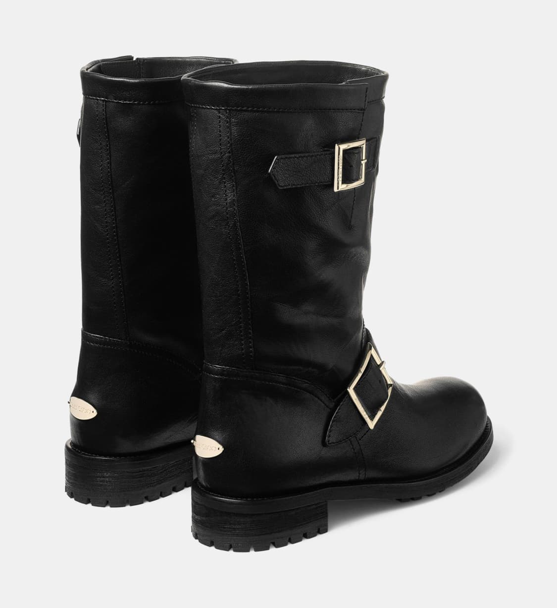 지미추 레더 바이커 앵글 부츠 상품이미지8