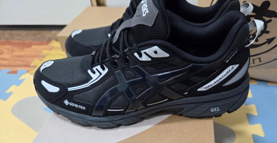 아식스 젤벤쳐 6 고어텍스 GTX 옵시디언 그레이 블랙 상품이미지4
