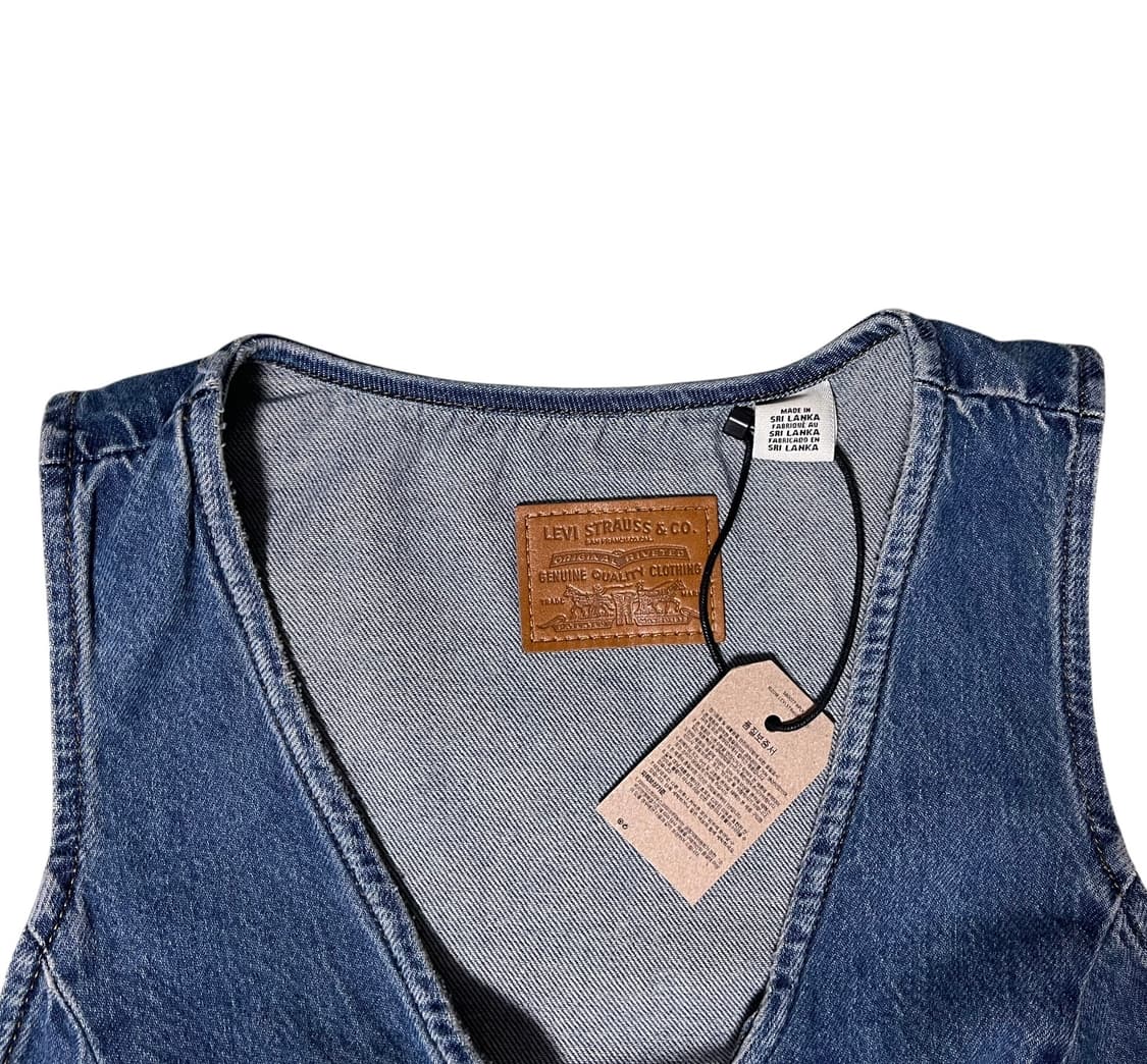 (새상품) 리바이스 데님 조끼 베스트 S 상품이미지3