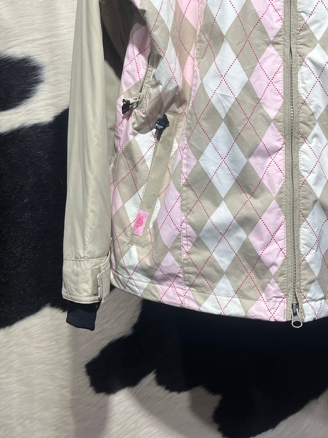 Roxy 체크패턴 경량패딩 상품이미지3