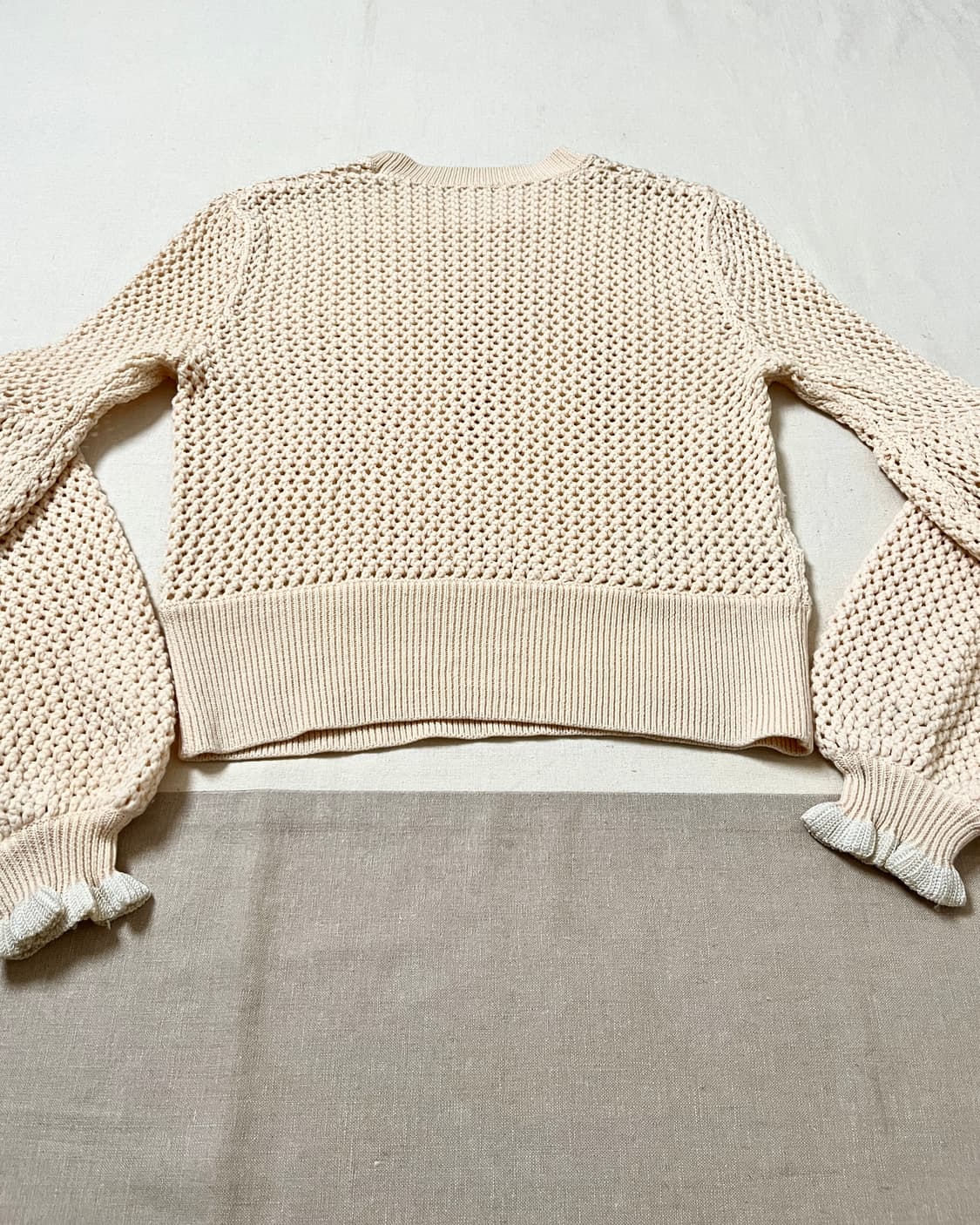 알렉산더 맥퀸 벌룬소매 그물 니트 alexander mcqueen  상품이미지7