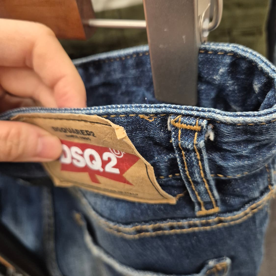 디스퀘어드2 페인팅 워싱 스케이터 진 50 상품이미지8