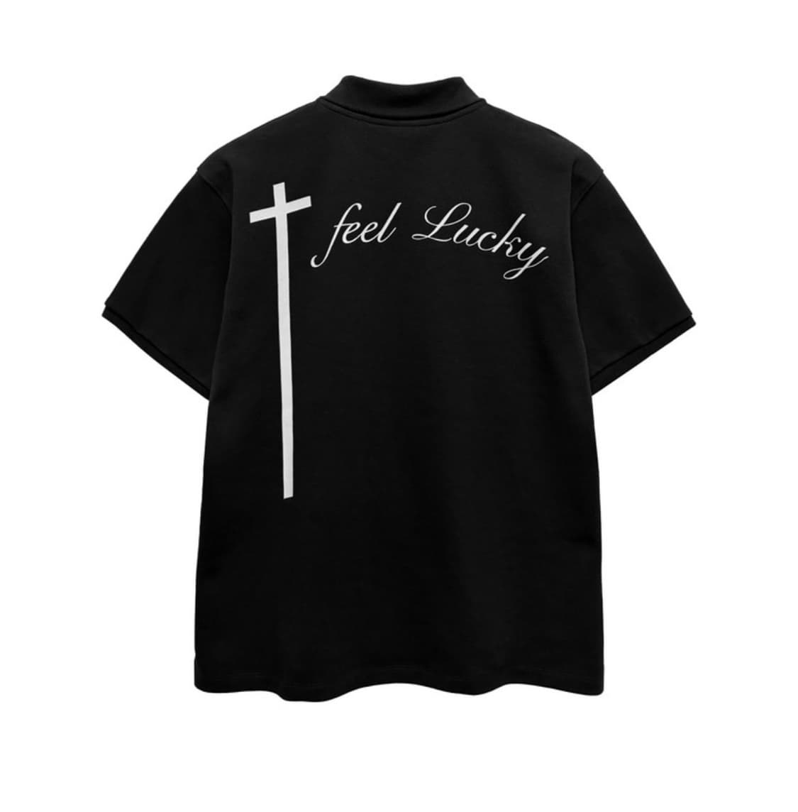 LUCKY KOIN POLO SHIRT BLACK [L] 상품이미지2