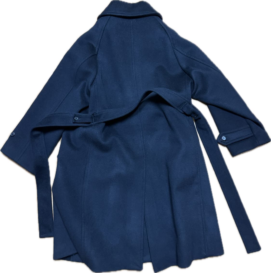 버튼서울 캐시미어 발마칸 코트 블랙 L 상품이미지3