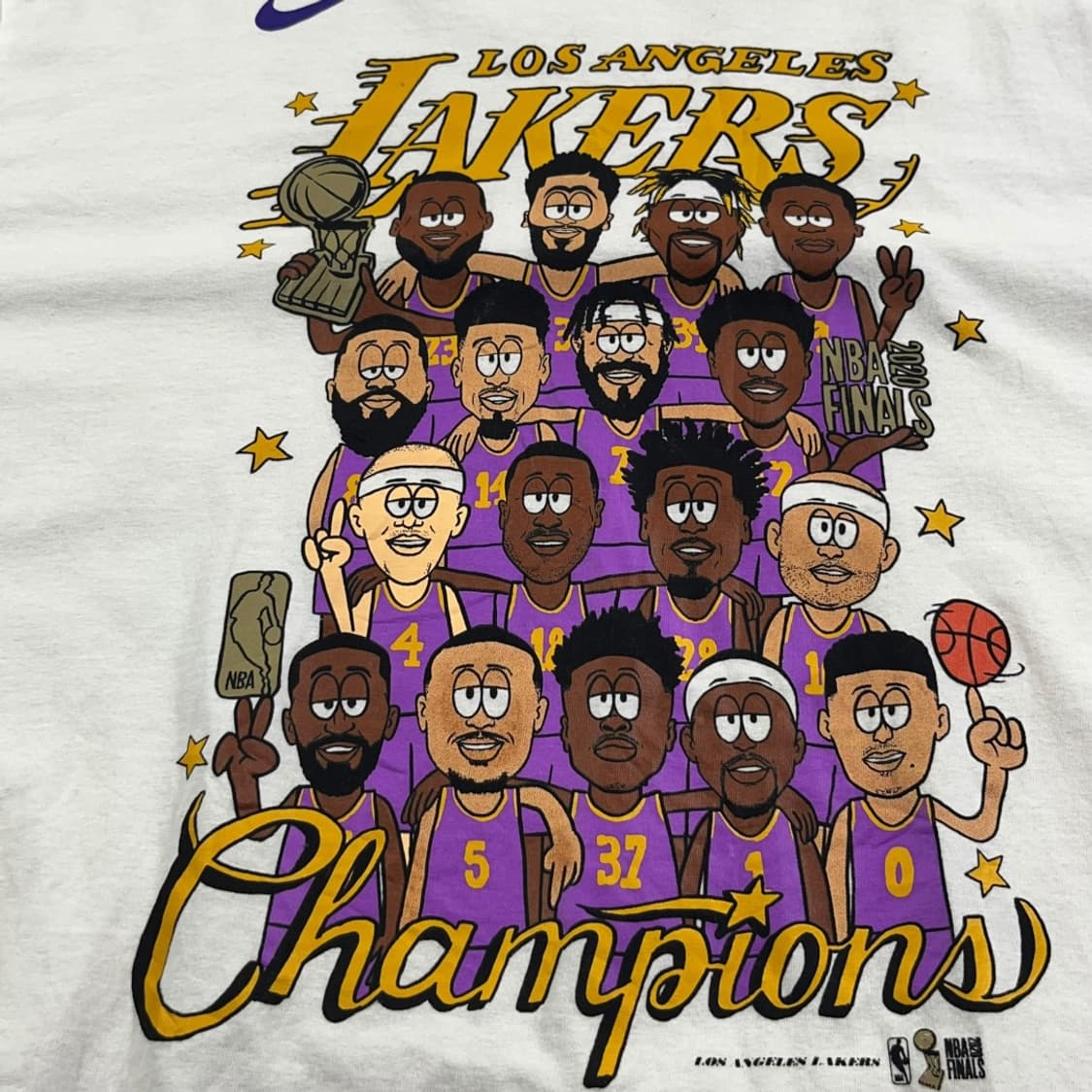 [NIKE] 나이키 NBA 레이커스 2020 챔피언 그래픽 반팔티 상품이미지3