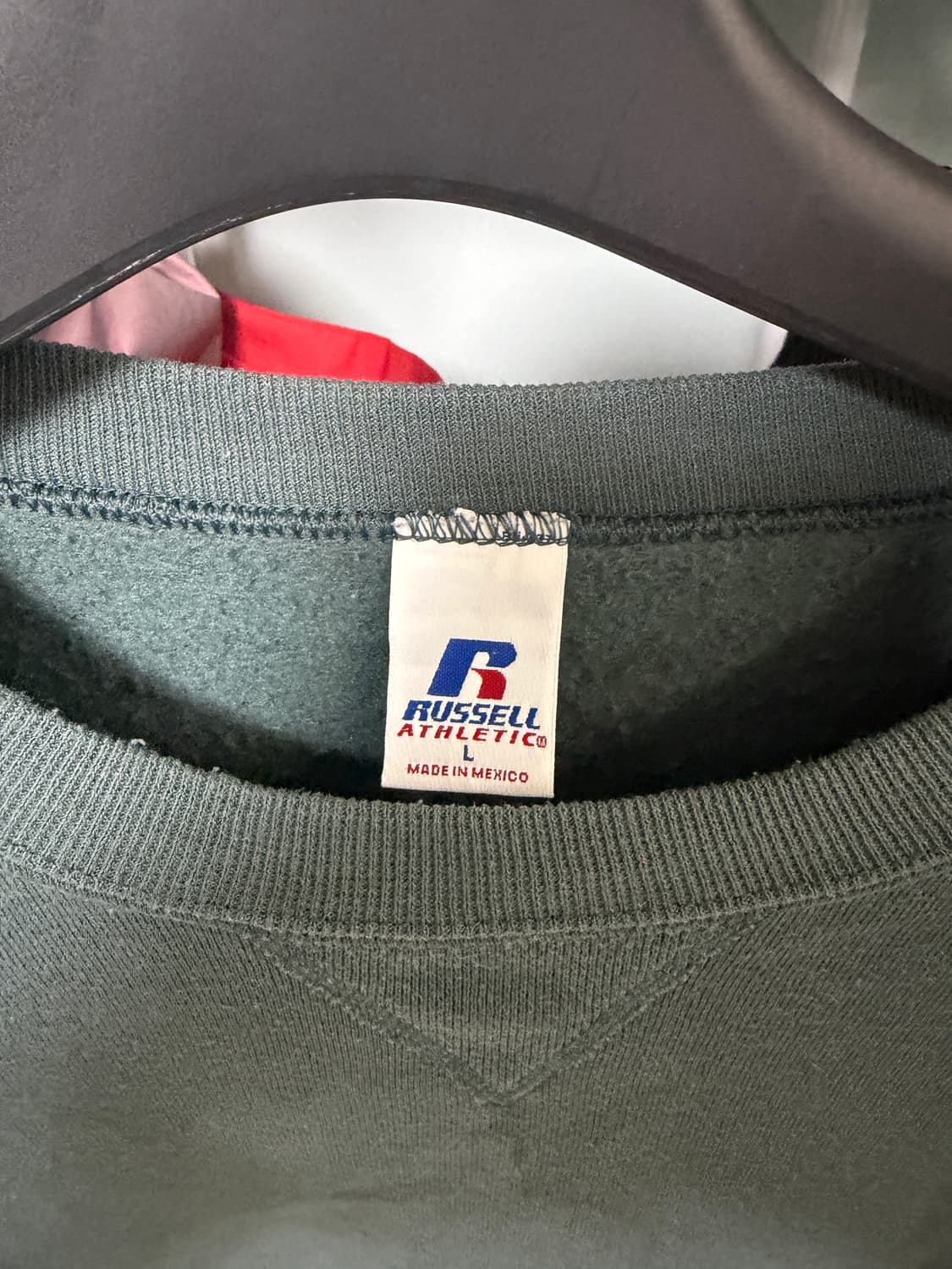 90s 빈티지 러셀 맨투맨  그린(L) 상품이미지2