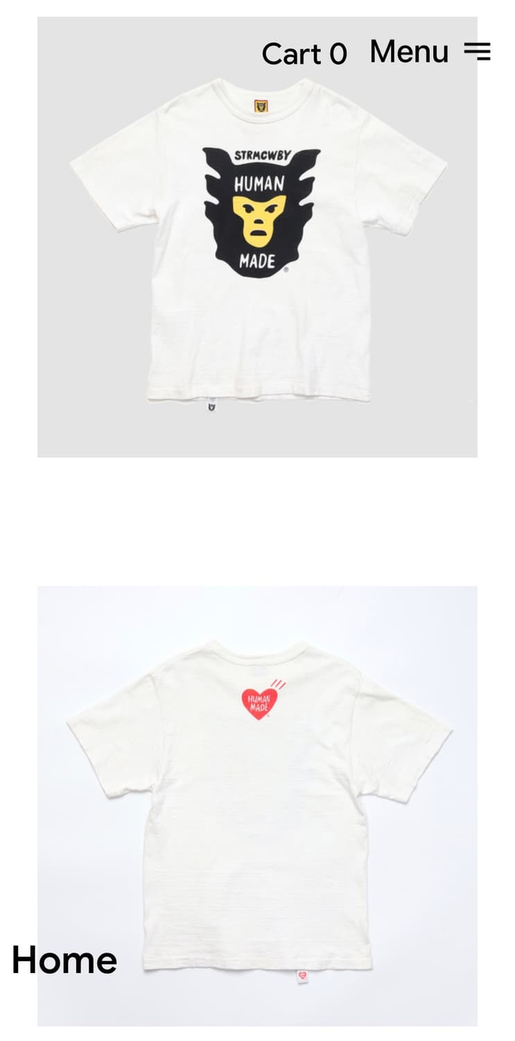 휴먼메이드 스톰카우보이 반팔 L 상품이미지6