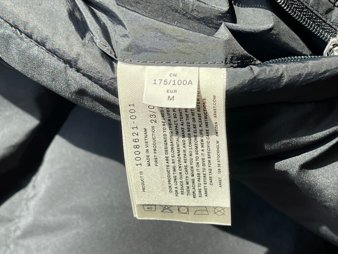 아르켓 블랙 다운 롱 패딩 상품이미지9