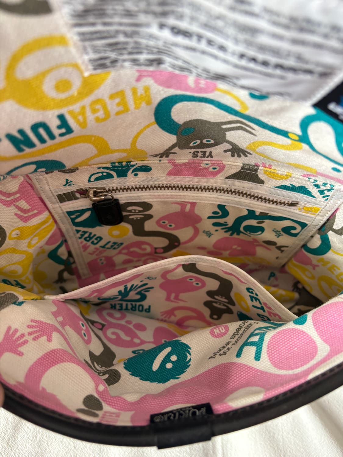 요시다 포터 x FABRICK 메디컴토이 콜라보 숄더백 상품이미지7