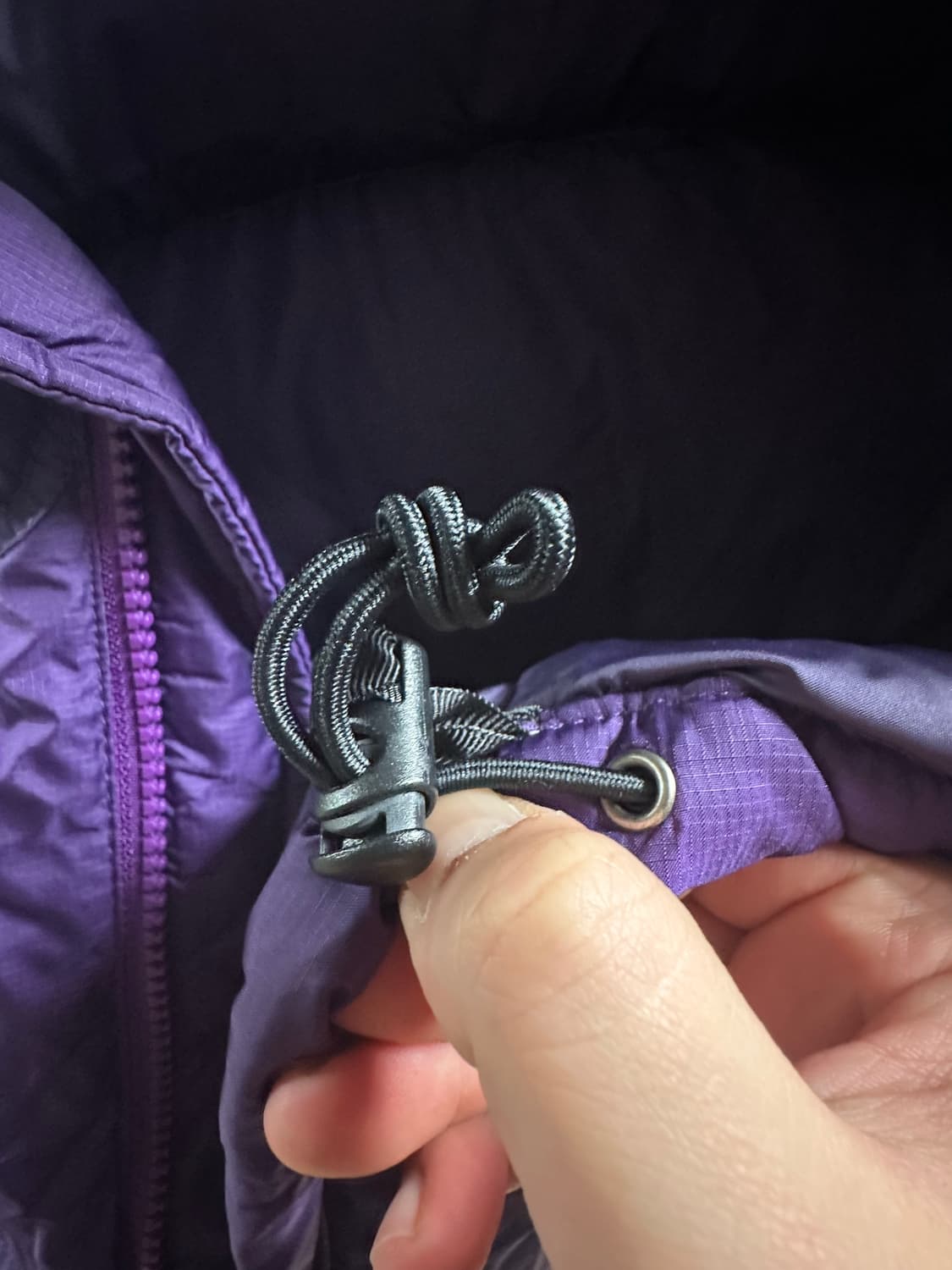 NORTHFACE 노스페이스 퍼플 중앙 로고 조끼 패딩 상품이미지10