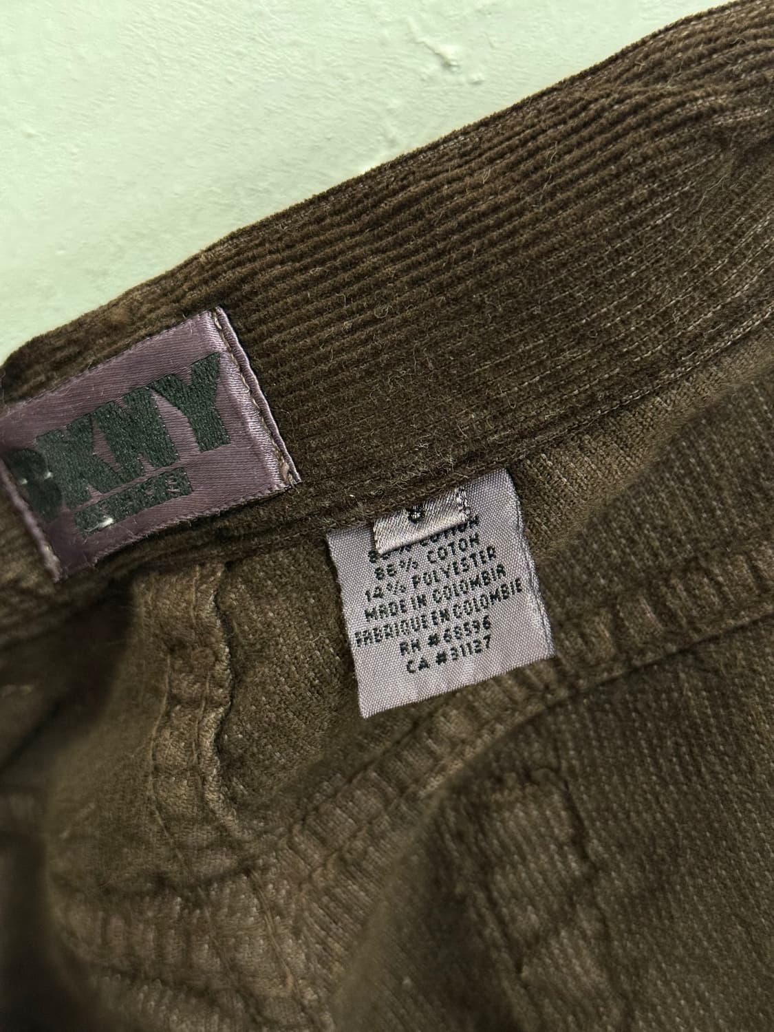 26.5) DKNY Dark Brown Corduroy Pants 상품이미지8