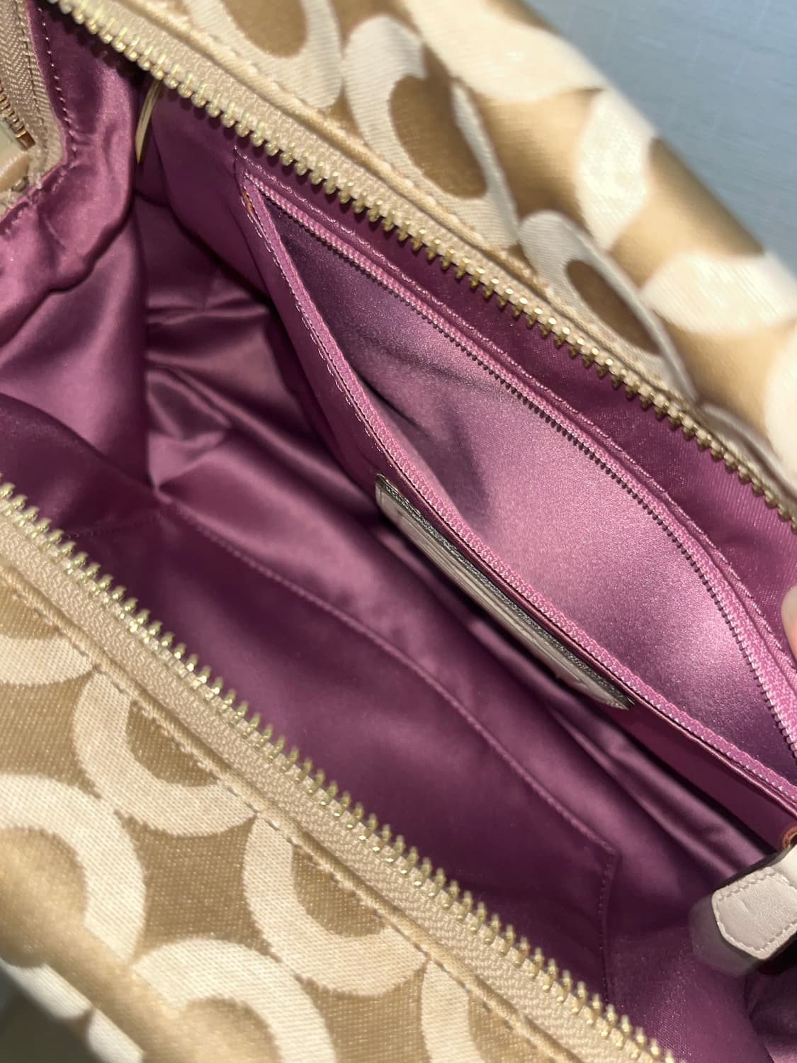 Rare🤎coach beige sholder bag 상품이미지8