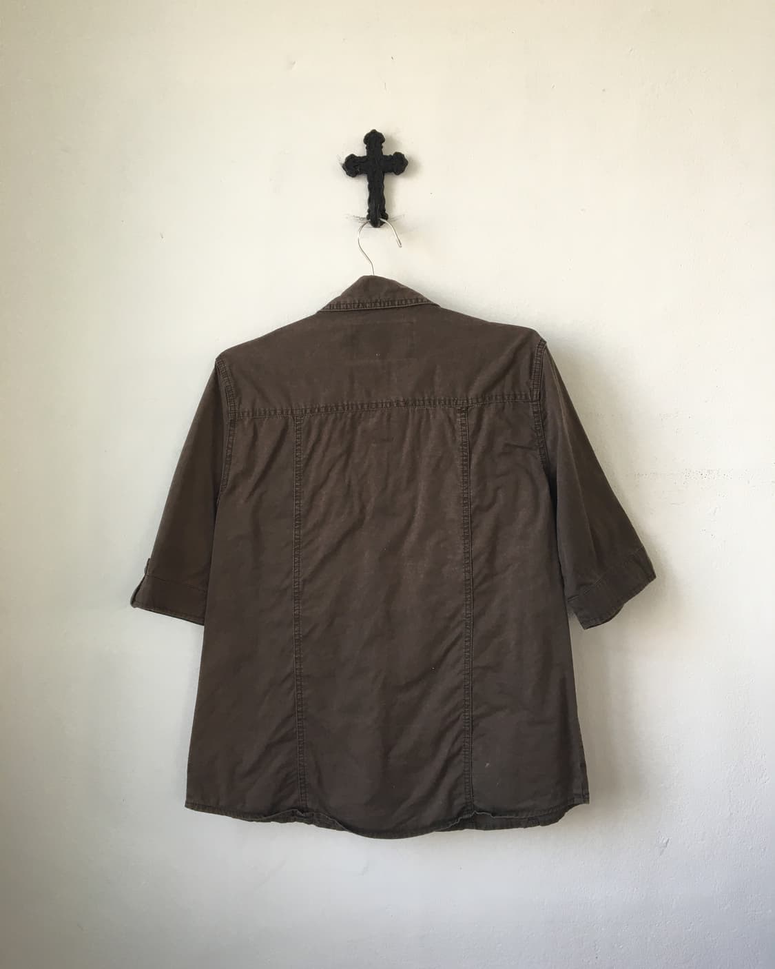 Stud belted pocket point shirt 상품이미지3