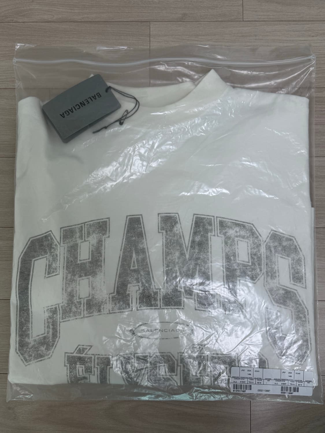 발렌시아가 샹젤리제 반팔티셔츠 상품이미지2