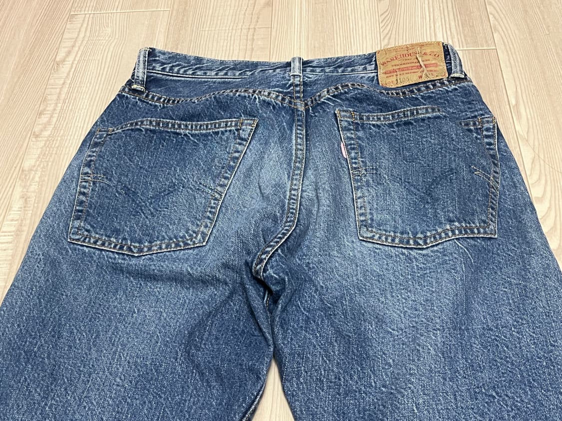 [W31,L29] 웨어하우스 x 빔즈 별주 1105 미디엄워시 상품이미지3