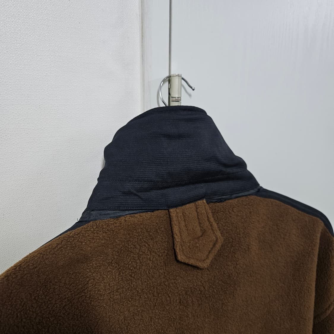 90s 올드스쿨 데상트 오버핏 브라운 플리스 자켓 상품이미지5