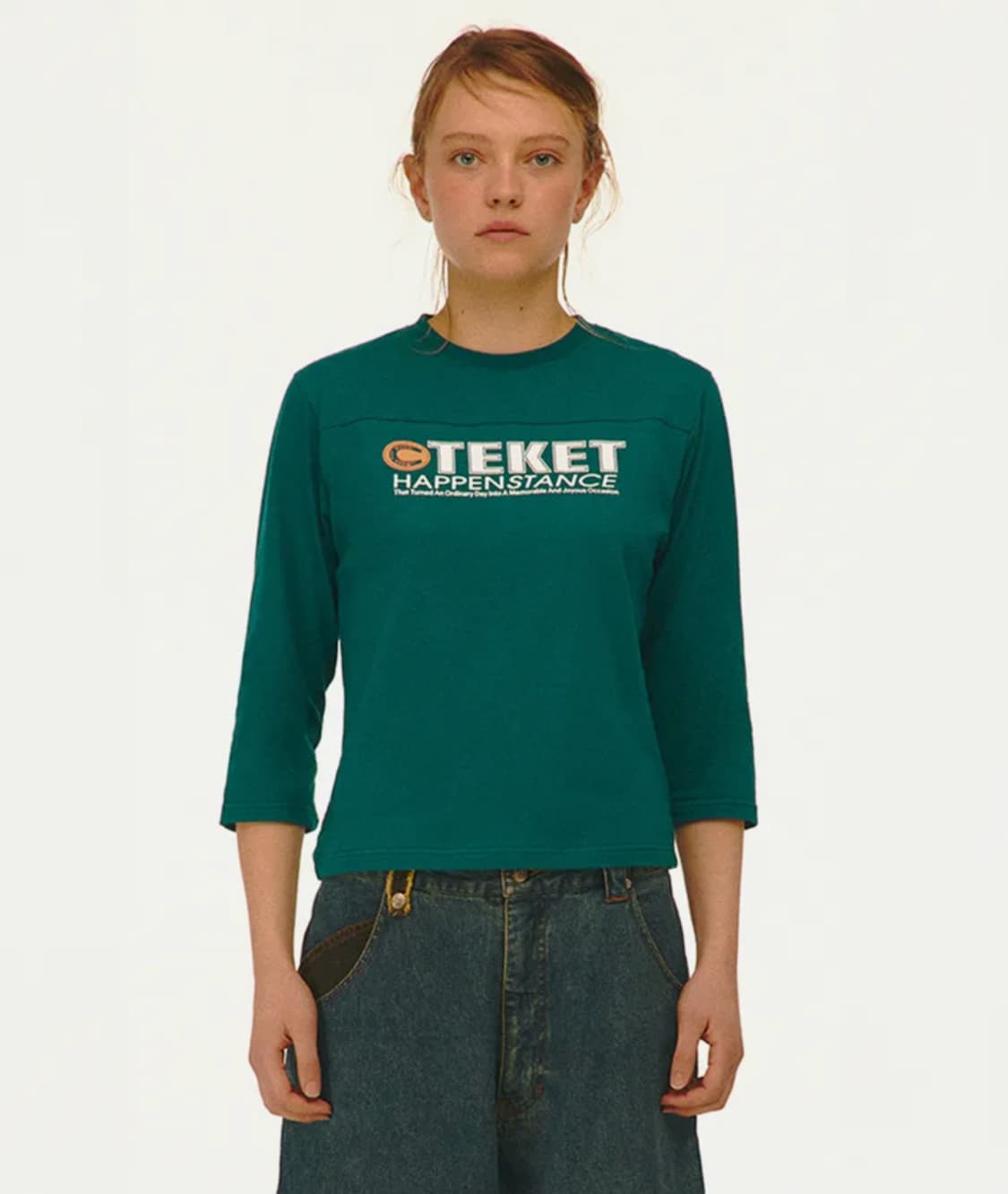 Horseshoe L/S Tee Blue Green 상품이미지1