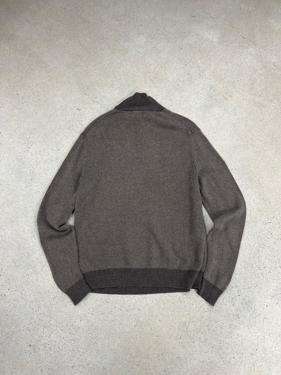 폴로 랄프로렌 배색 실크 카라 니트 상품이미지4