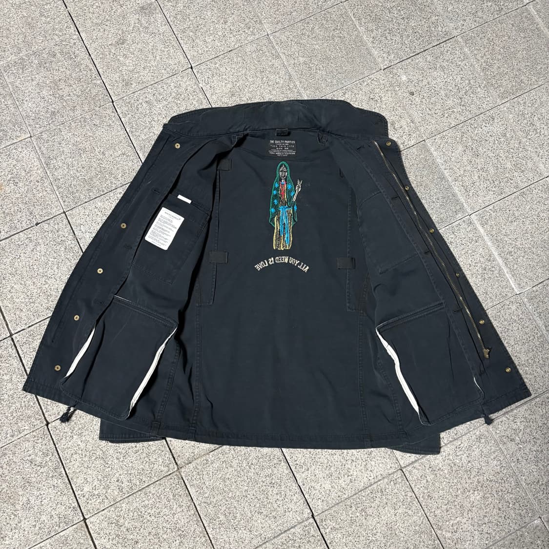 13FW 와코마리아 블랙 M-65 필드 자켓 상품이미지8