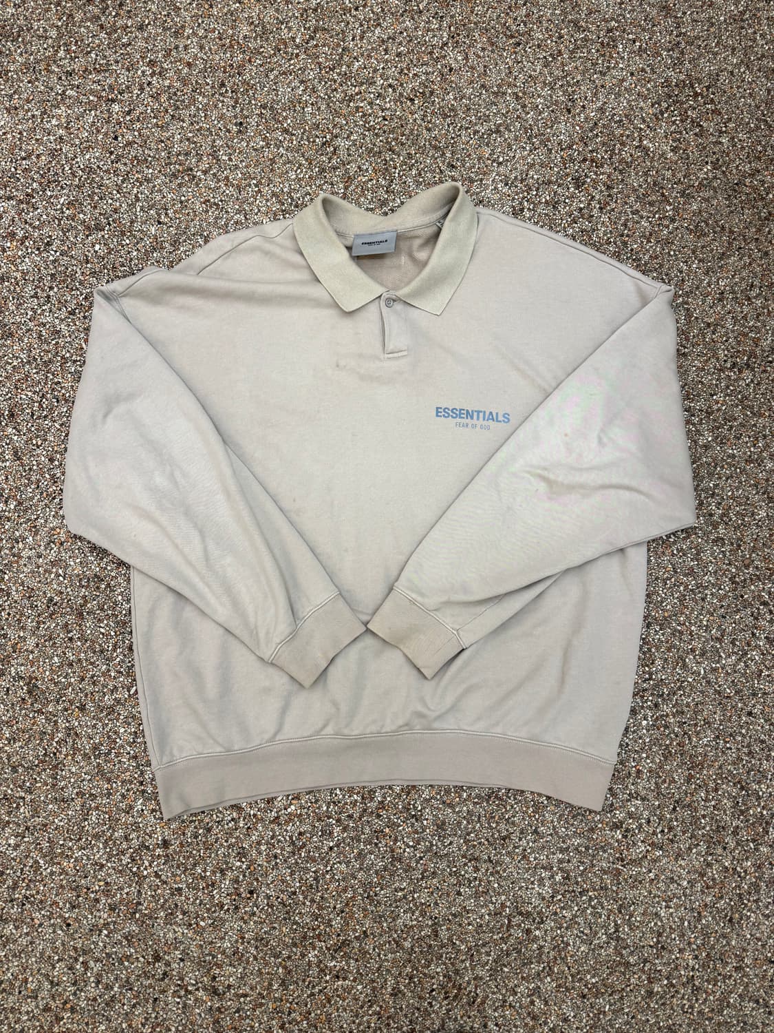 에센셜 코어 롱슬리브 폴로 xl 상품이미지1