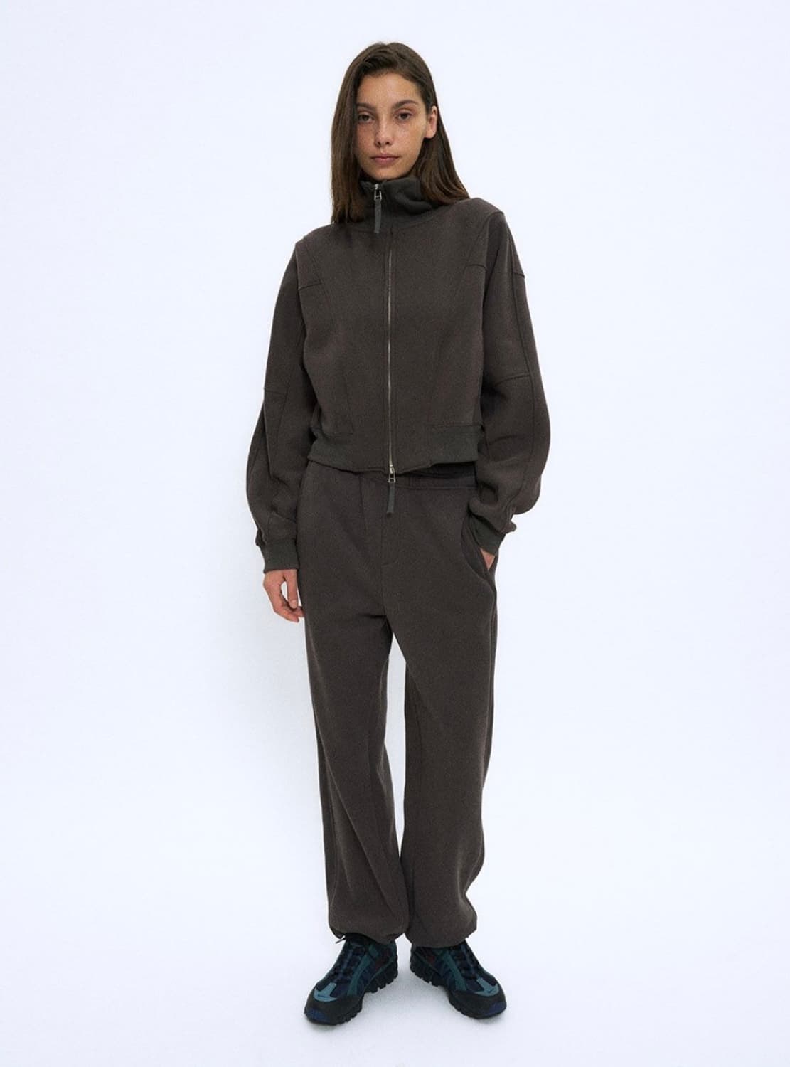 파르티멘토우먼 기모트레이닝셋업 상품이미지1