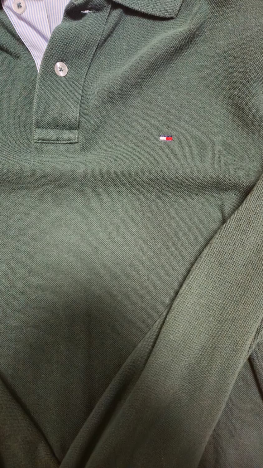 타미힐피거 폴로니트 그린 상품이미지2