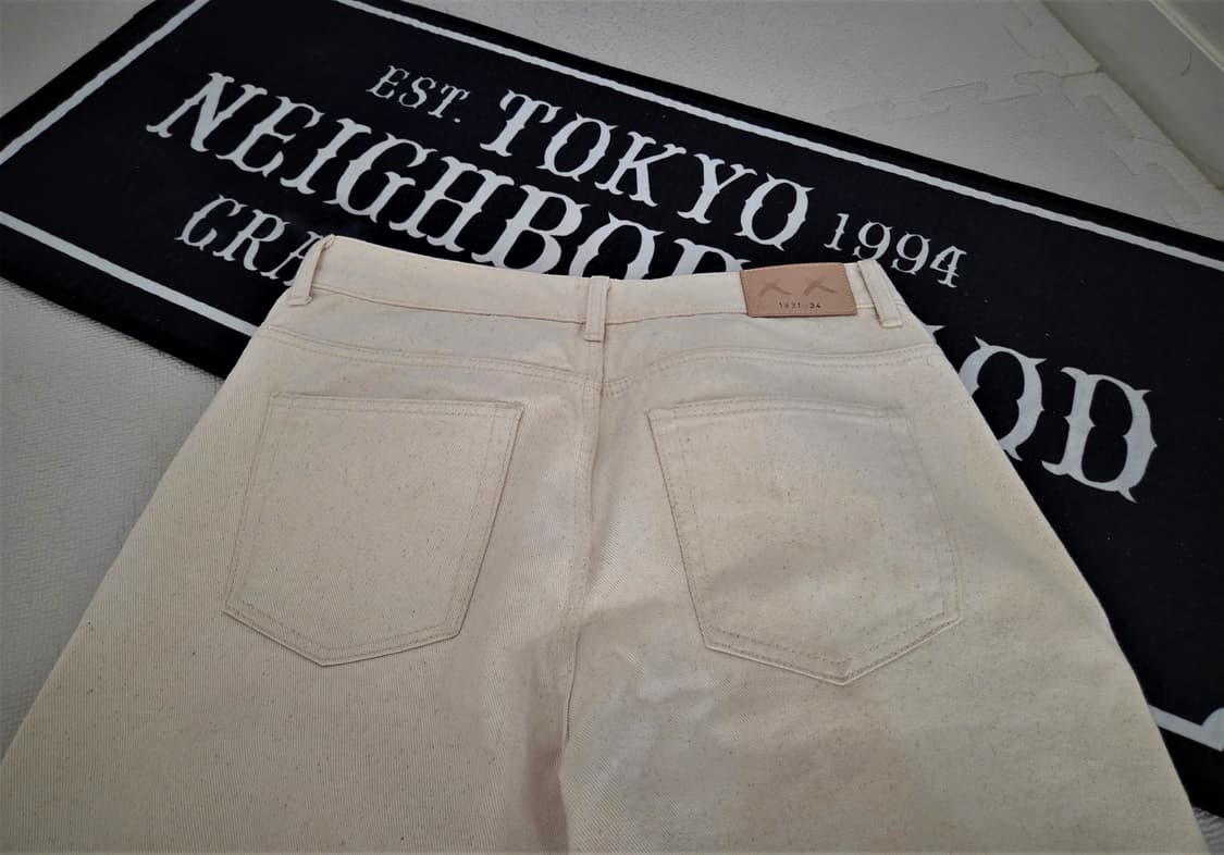 브랜디드 1931 오브젝 진 크롭 스트레이트 34사이즈 팝니다. 상품이미지3