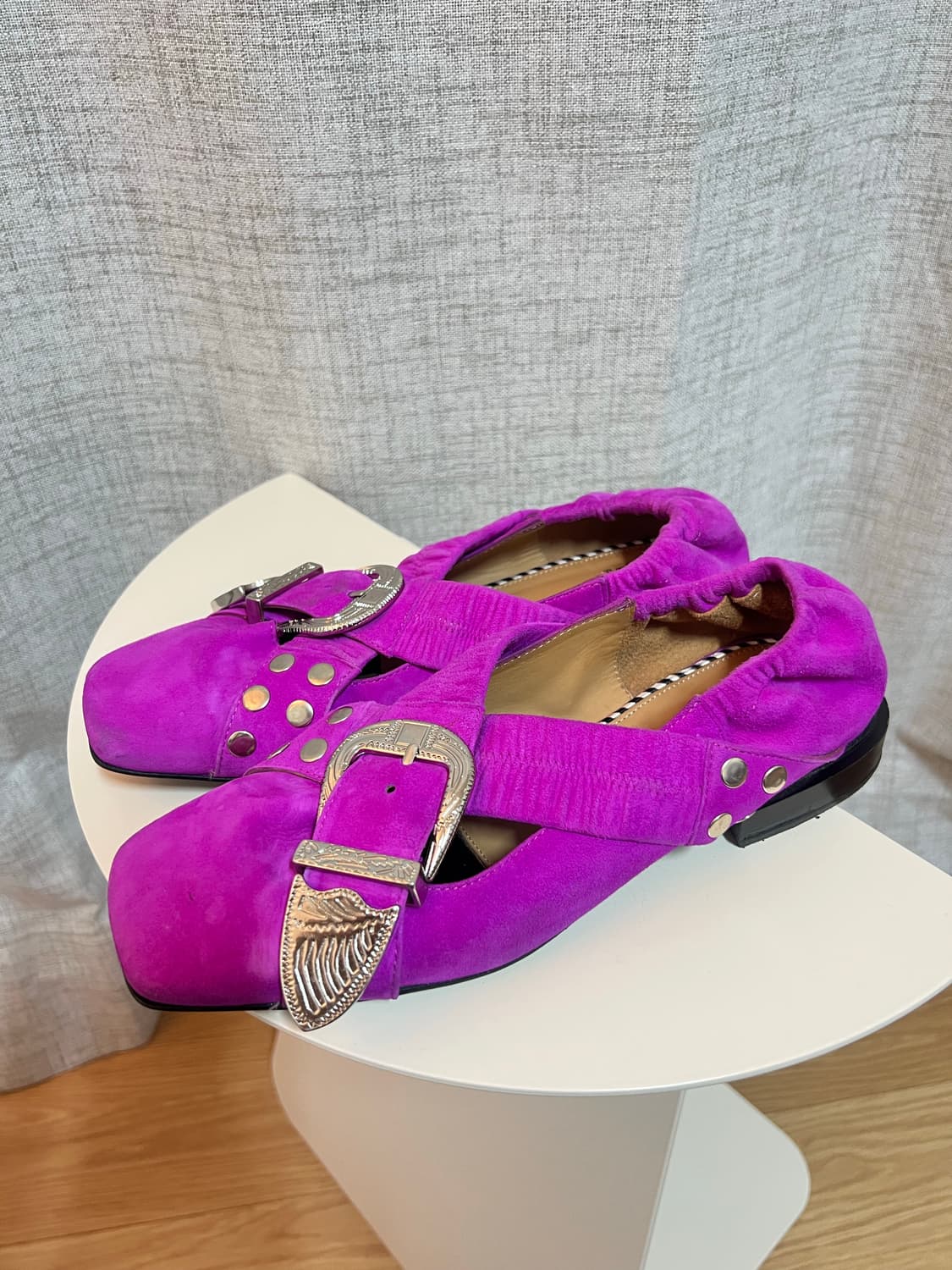 토가풀라 웨스턴 버클 발레리나 슈즈 상품이미지5