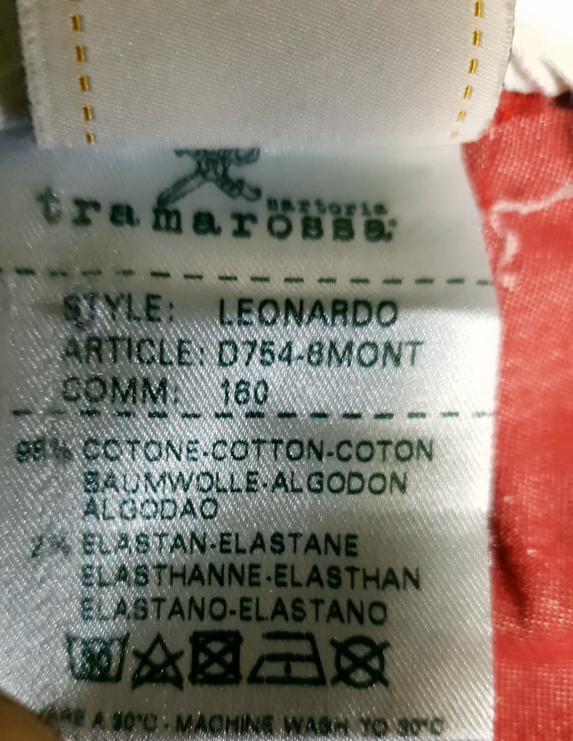 (이태리) 트라마로사 테일러드 레오나르도 셀비지 스판 데님팬츠 (31) 상품이미지9