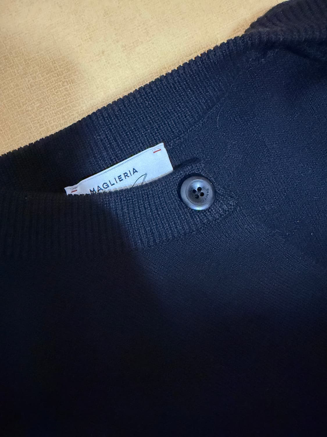 헨리코튼 라운드넥 가디건 블랙 (95) 상품이미지7