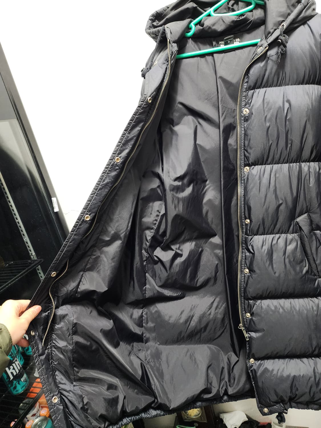 폴로 랄프로렌 하단로고 다운 롱패딩 상품이미지6