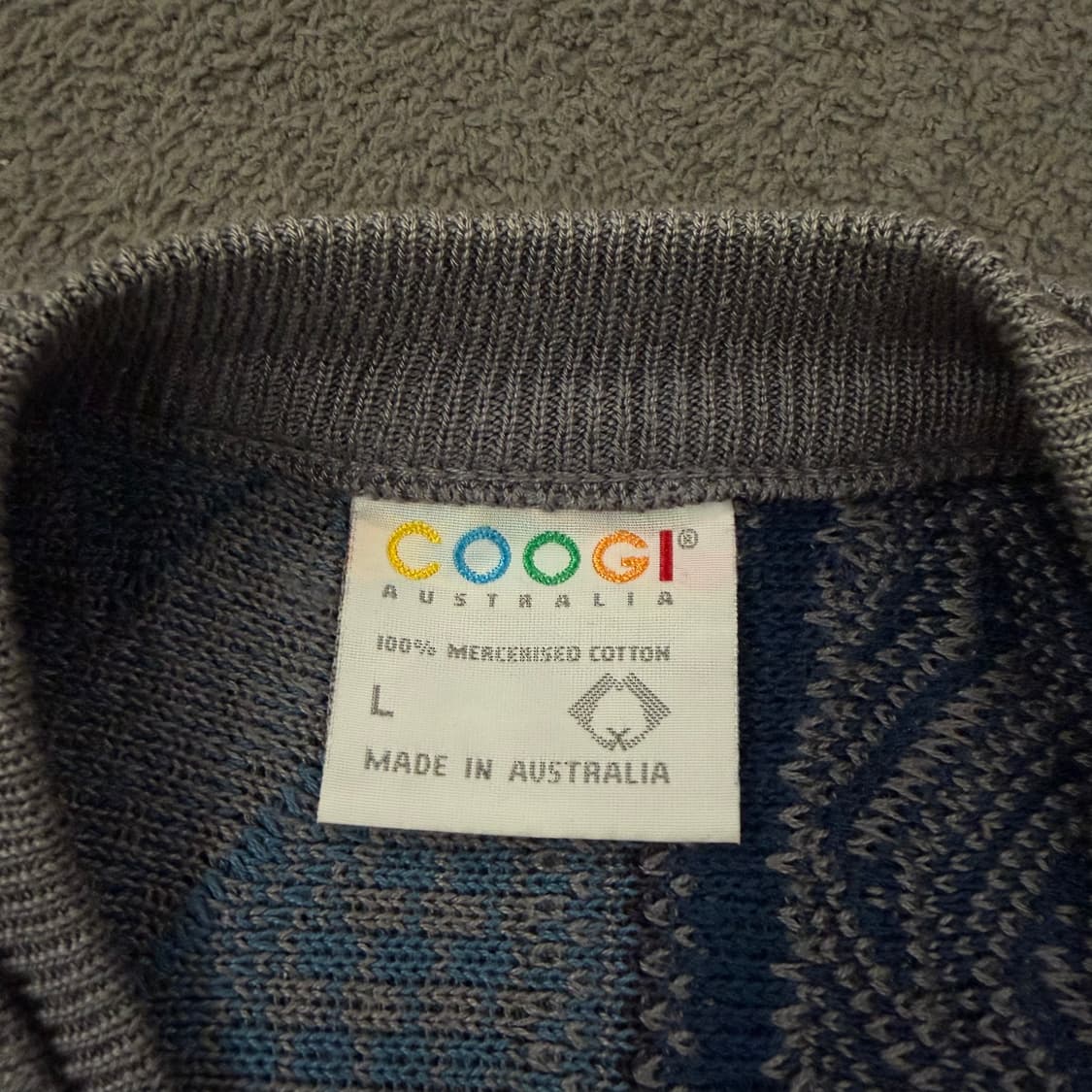 [ 정품/L ] 쿠지 빈티지 케이블 니트 조끼 베스트 가디건 상품이미지4