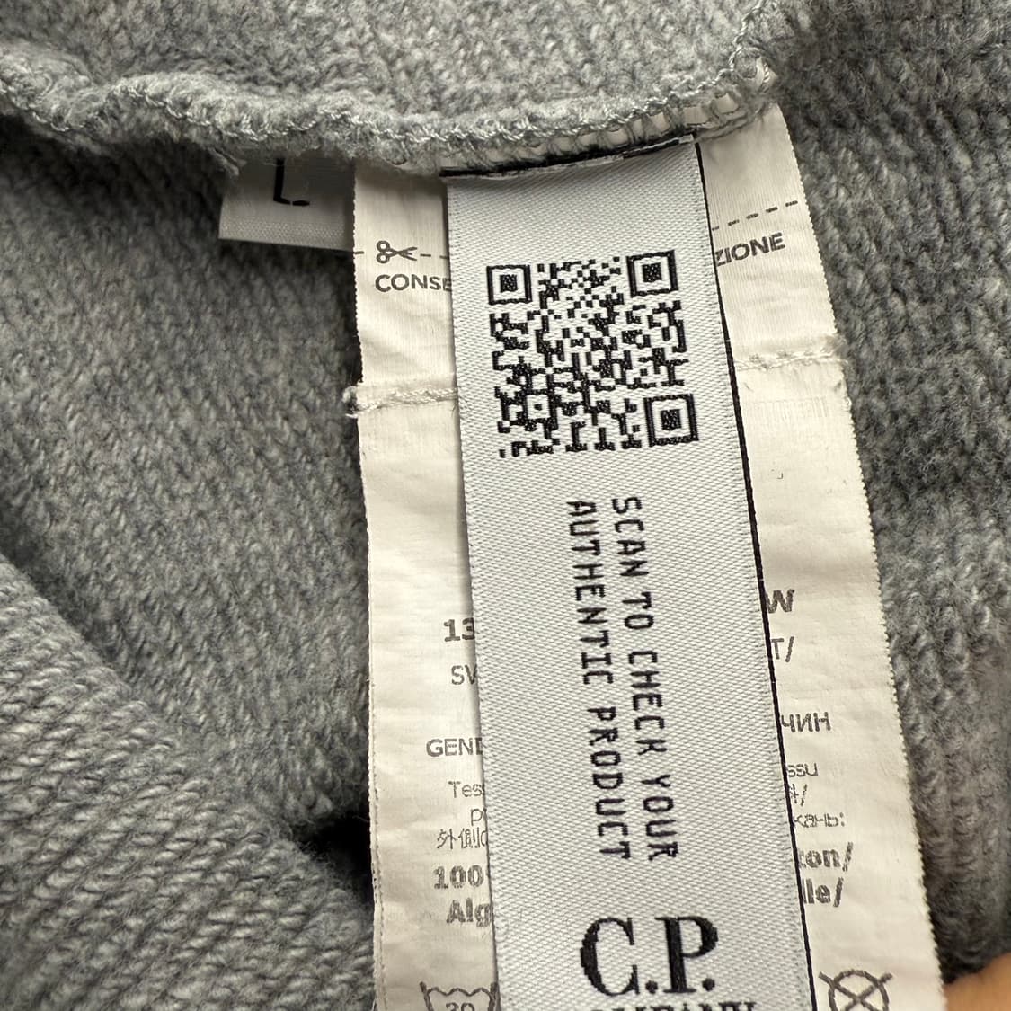 [정품] C.P.컴퍼니 그레이 맨투맨 티셔츠 b15 상품이미지6