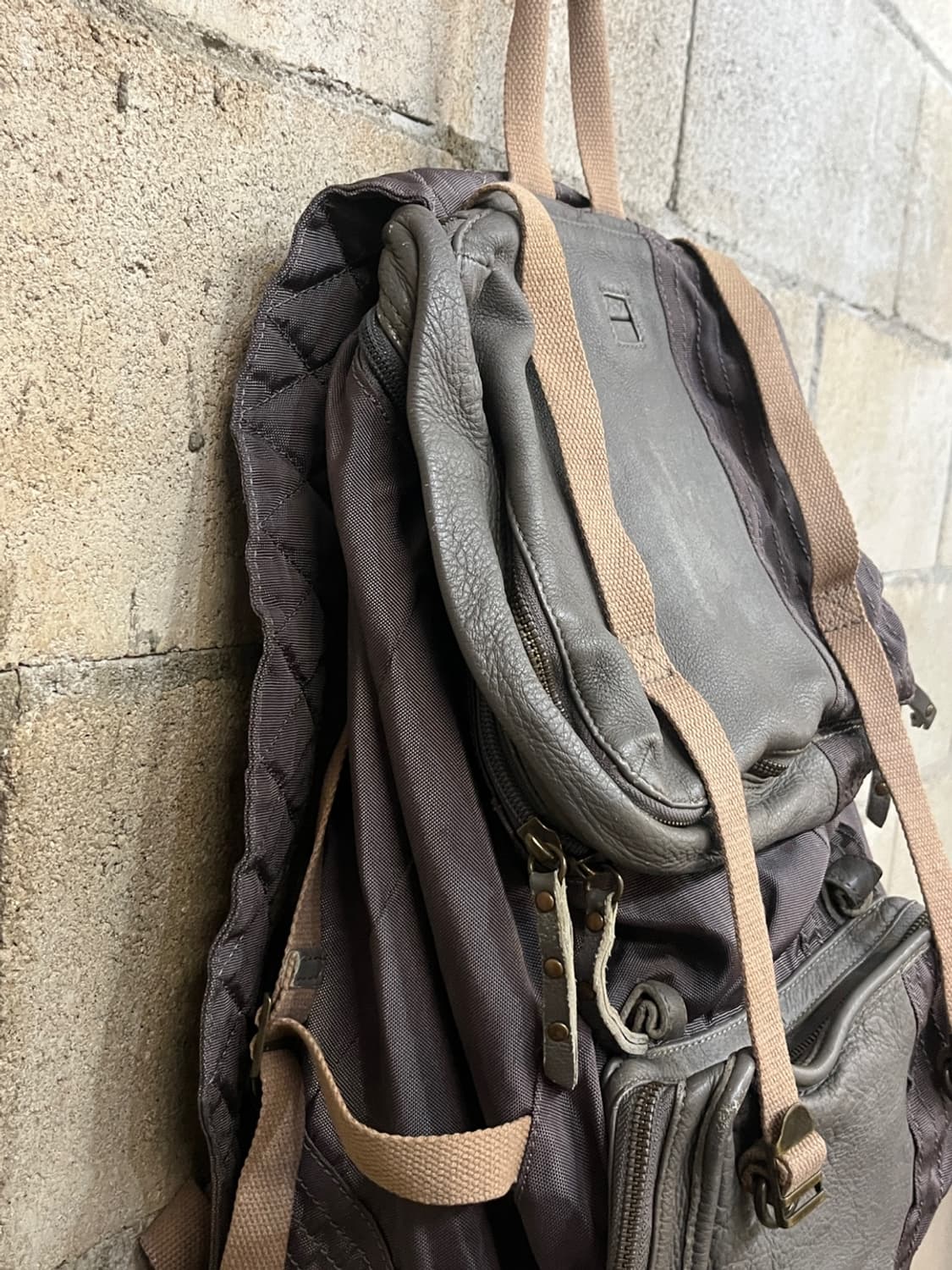 디젤 레더 테크니컬 백팩 상품이미지3