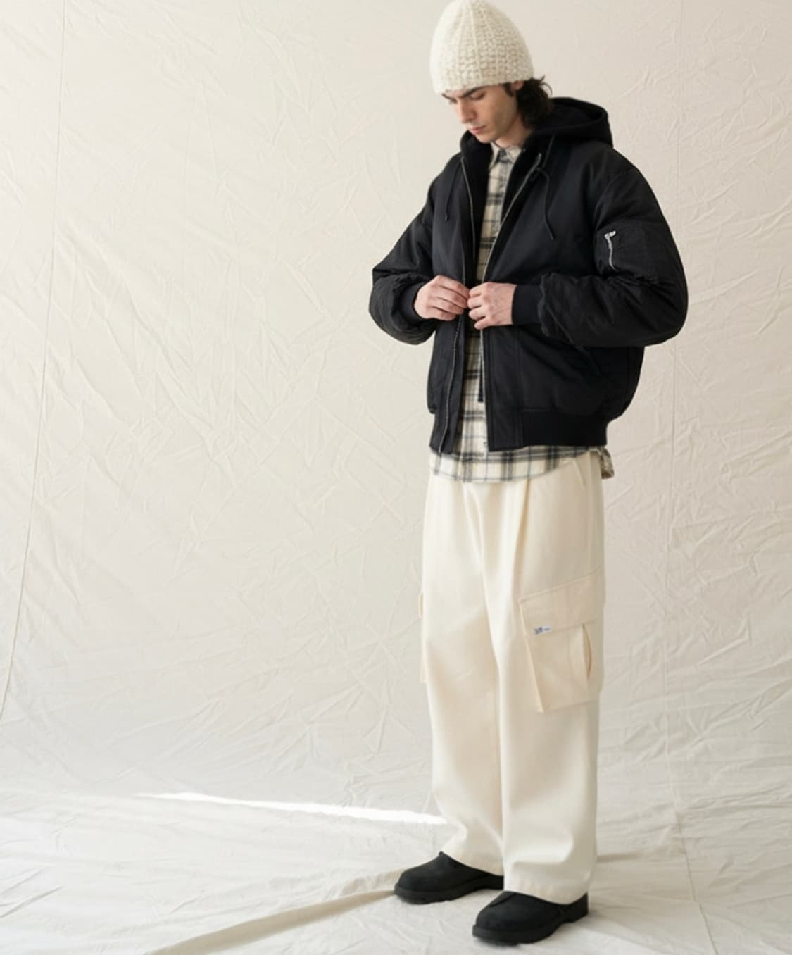 (M)꼼소넛 카고 밴딩 팬츠  상품이미지2