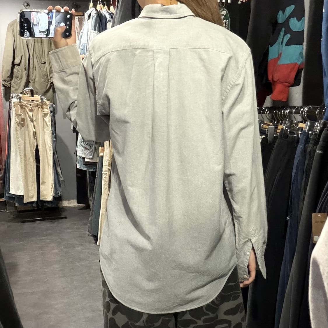 폴로 랄프로렌 스트라이프 셔츠 라이트 블루 상품이미지4