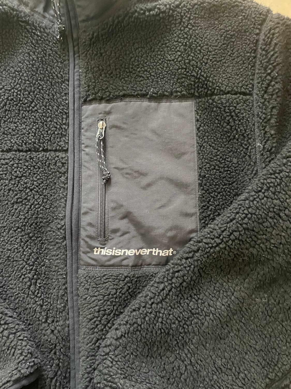 Thisisneverthat 플리스 블랙 L 상품이미지5