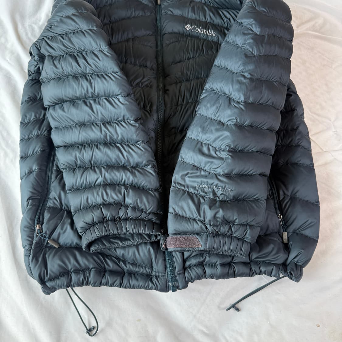 컬럼비아 고프코어 센터로고 경량패딩 XXL 구스다운 상품이미지5