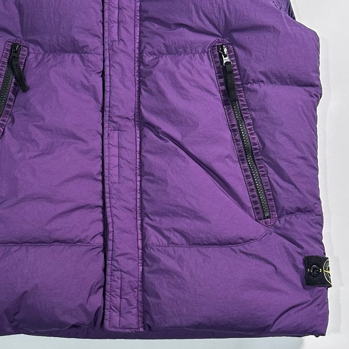 스톤아일랜드 키즈 퍼플 다운 조끼  상품이미지3