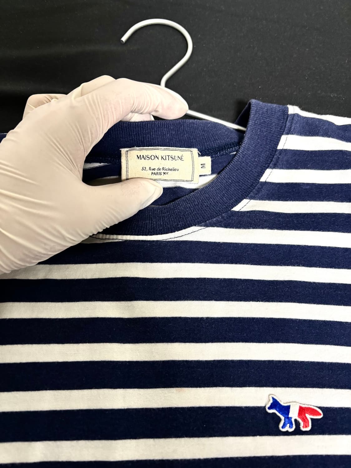 메종키츠네 스트라이프 티셔츠 M 상품이미지2