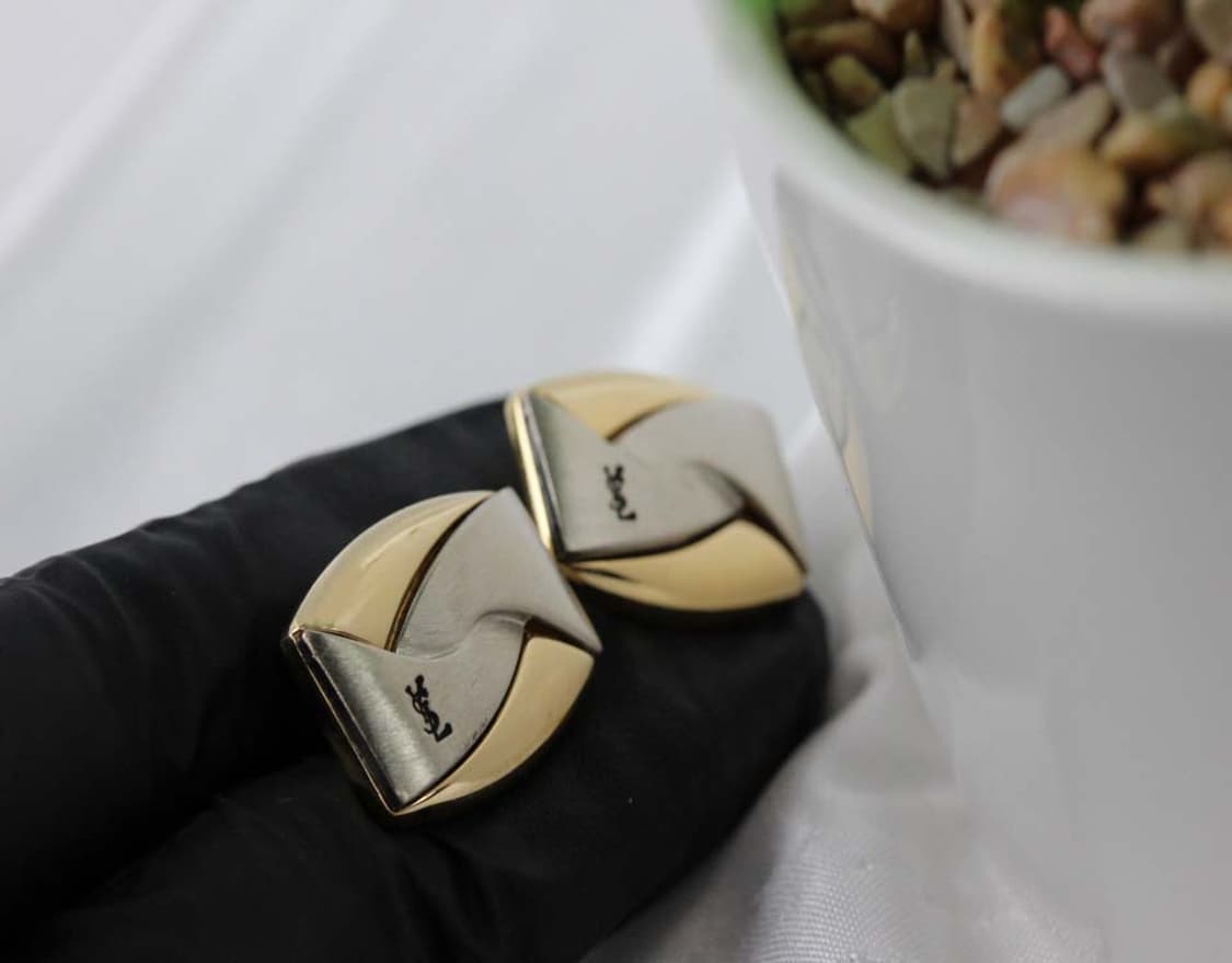 입생로랑 B+등급 남자 명품 커프스 빈티지 상품이미지6