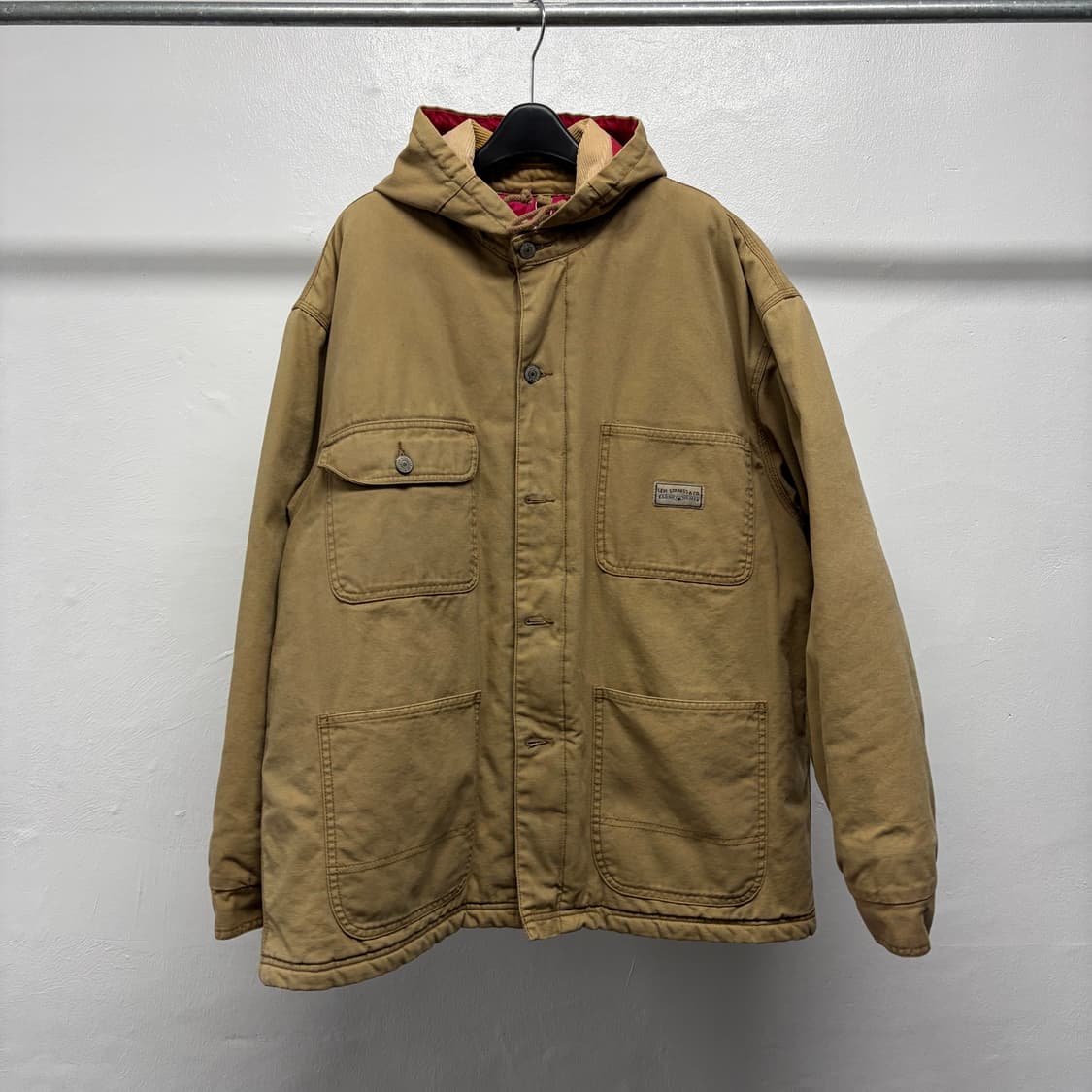 리바이스 누빔 후드 자켓 상품이미지1