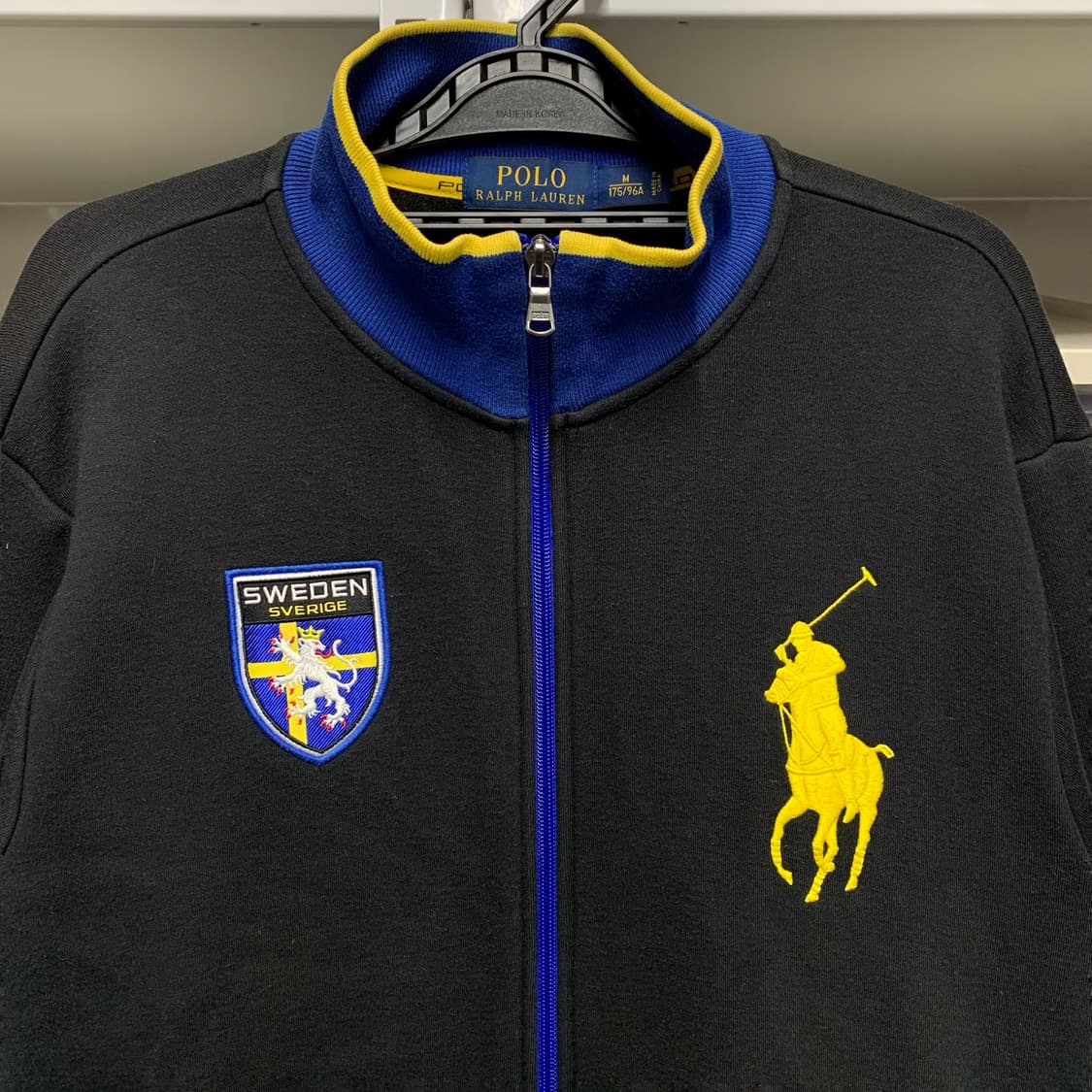 [M] 폴로 랄프로렌 스웨덴 로고 코튼 풀집업 상품이미지3