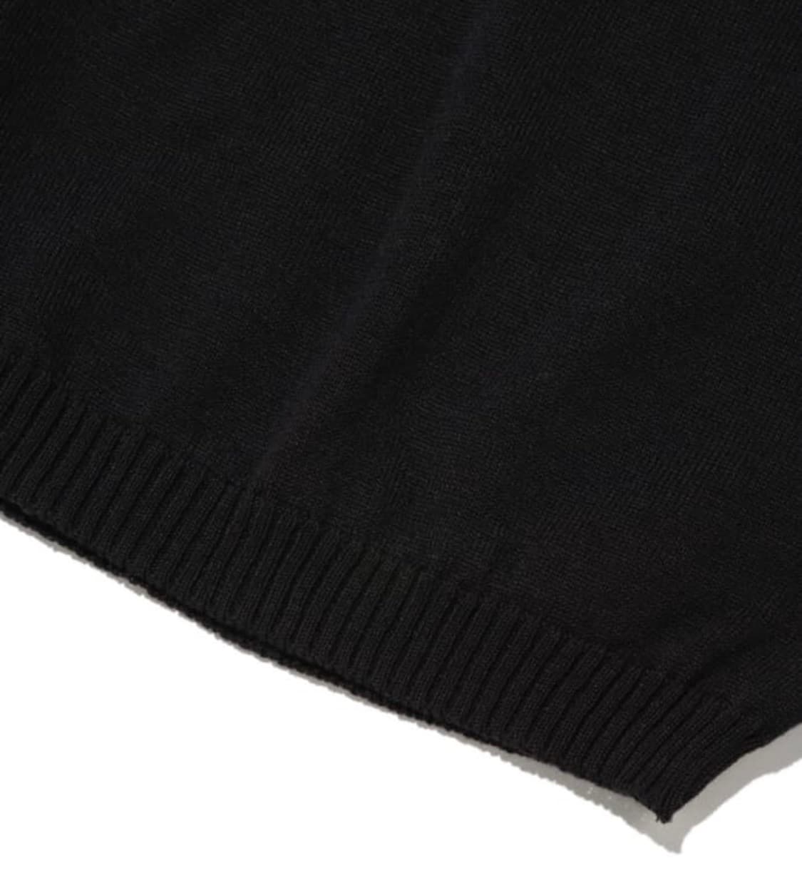 미스치프 터틀 넥 니트 탑 블랙 S 상품이미지4