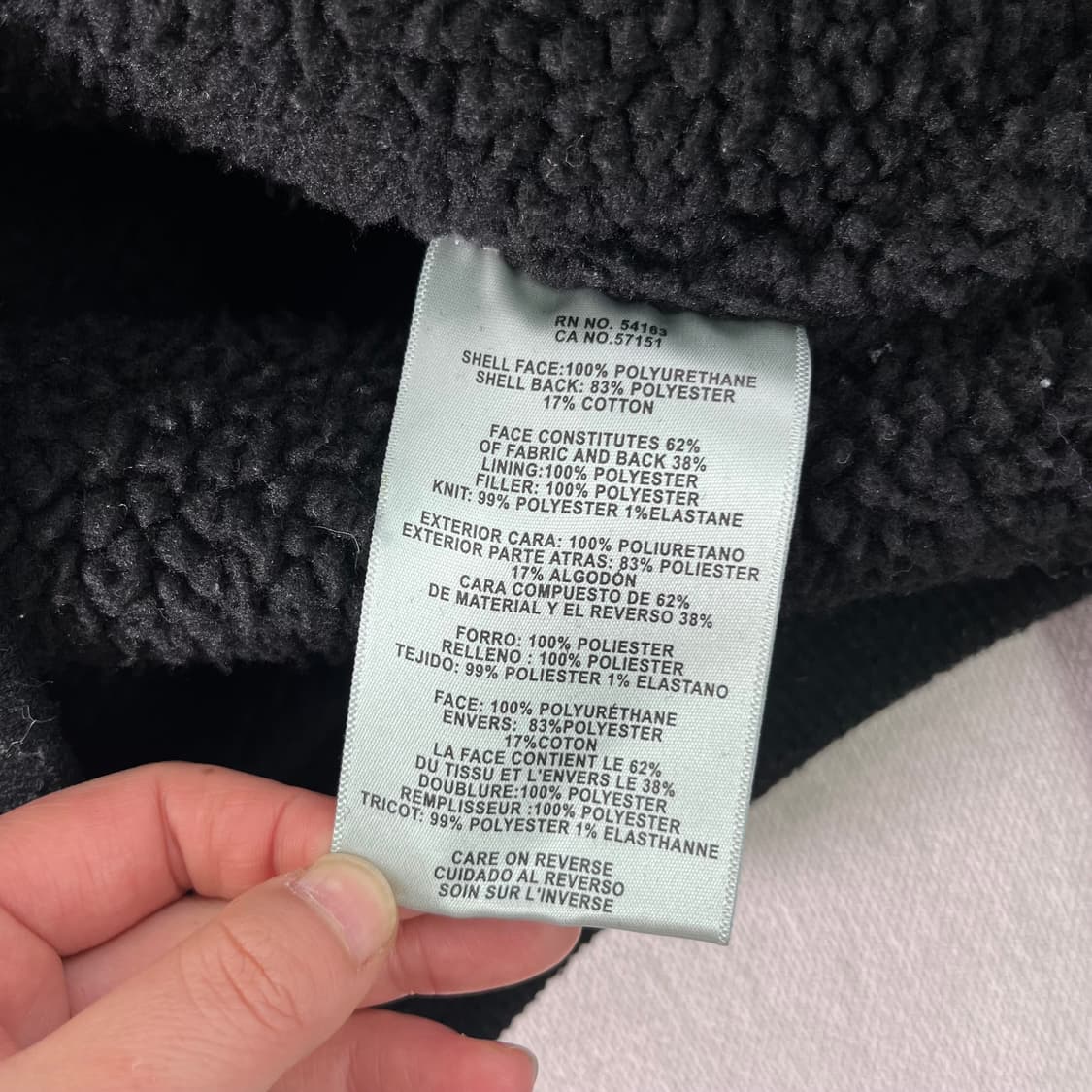 100 리바이스 셰르파 레더 봄버 자켓 상품이미지7