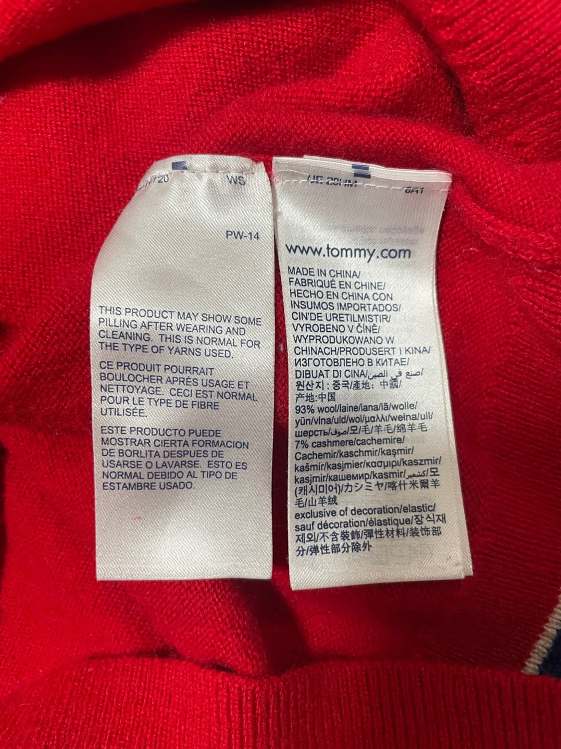 타미힐피거 캐시미어 니트 상품이미지8