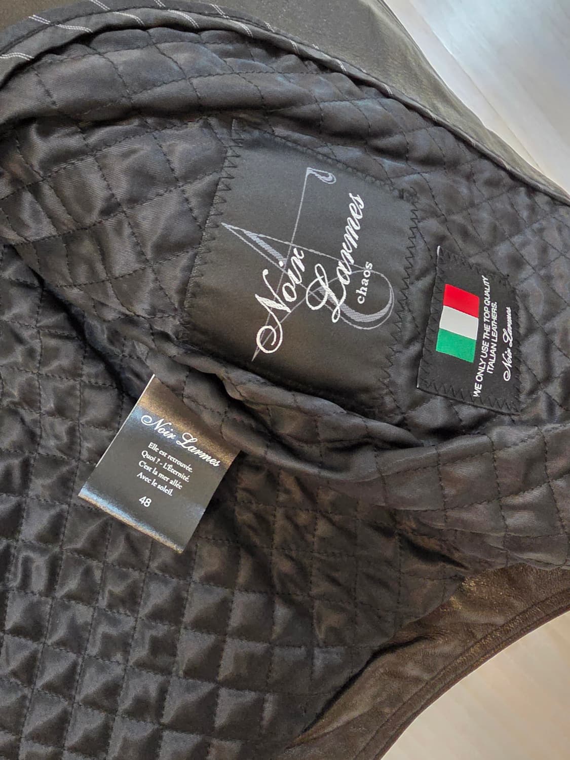 (48)느와르라르메스 블랙라벨 버서커가죽자켓 상품이미지2