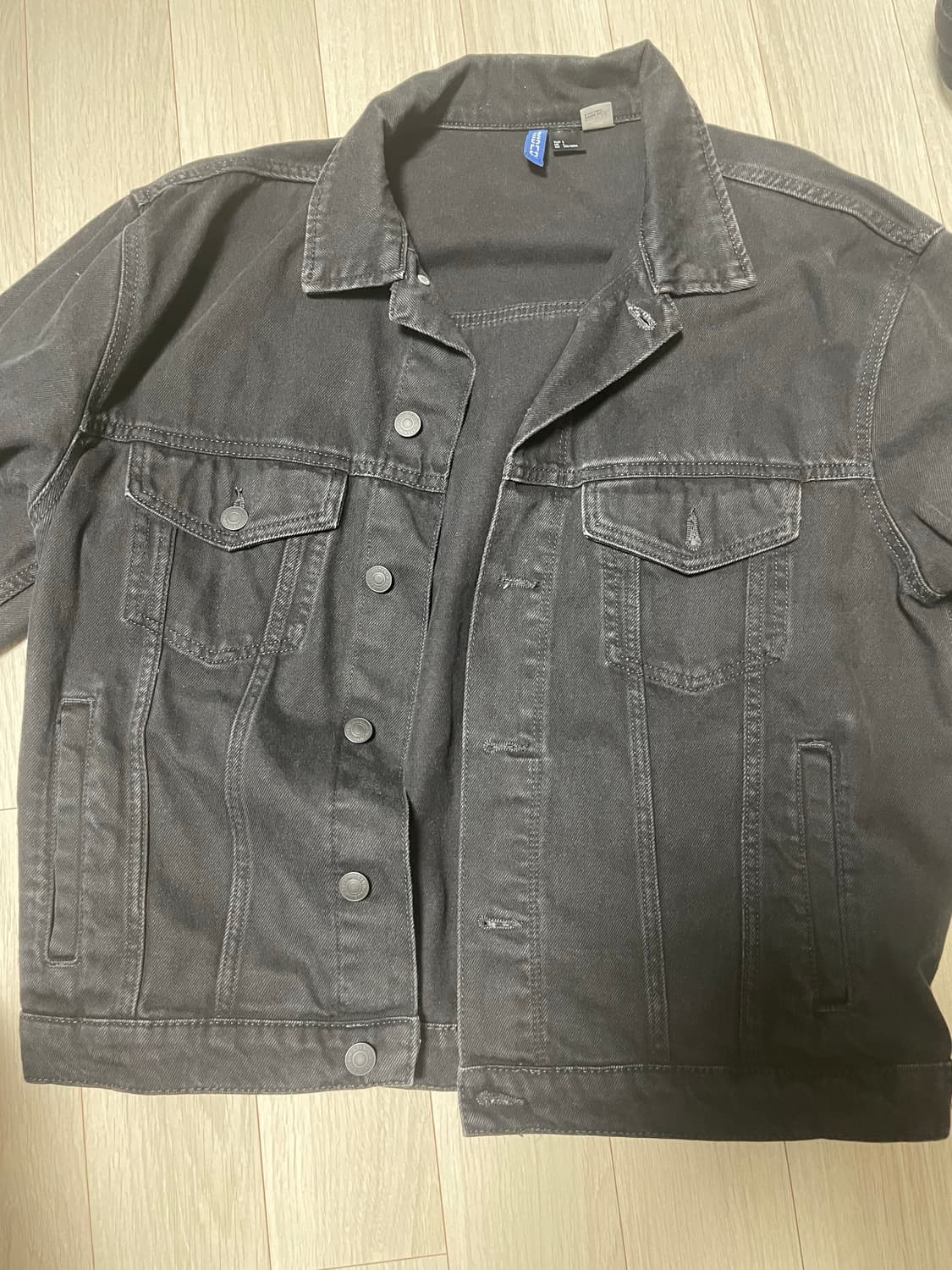 hnm 포스트말론 데님자켓L 상품이미지2