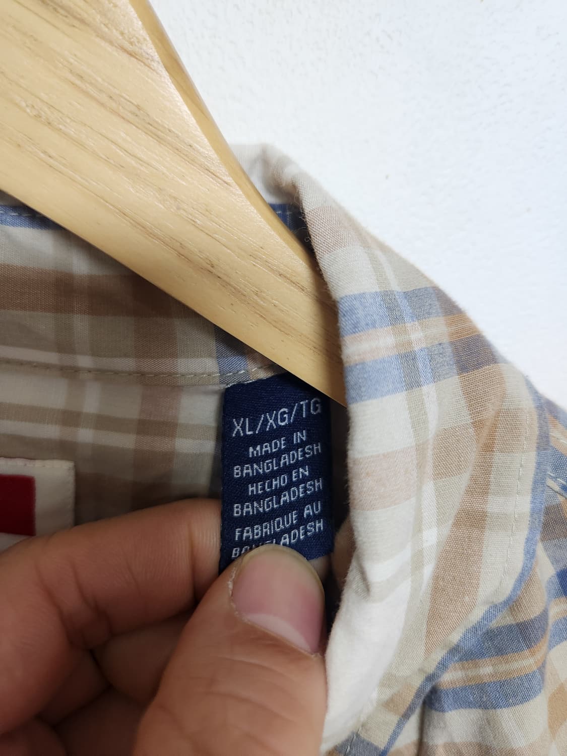 랭글러Wrangler 체크 셔츠 XL - S82 상품이미지5