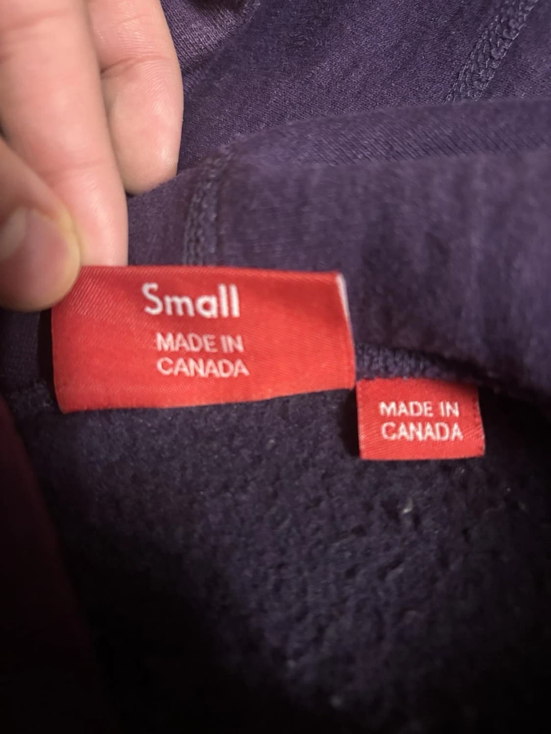 슈프림 박스로고 후드 스웨트셔츠 다크 퍼플 상품이미지6